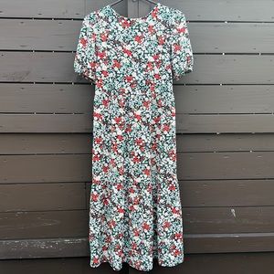 DIVIDED FLORAL DRESS.  Size Small